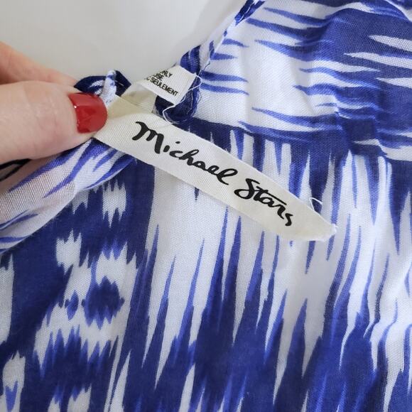 Michael Stars | Ruana Pattern Convertible Coverup - Picture 7 of 8